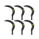 Kit 6PC Foice Ronca Aberta 41cm Tramontina de Aço Carbono Temperada Sem Cabo