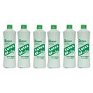 Kit 6un Acetona Lutex Cinco 500ml Removedor de Esmaltes a Base de Acetona