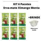 Kit 6un erva-mate ximango composto com menta 500gr vácuo+brinde