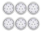 Kit 6un Luz Led Piscina Luz Azul 12v 9w 80mm 990 Lumens