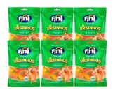 Kit 6x Bala De Gelatina Fini Ursinhos 90g - Cimed