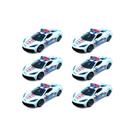 Kit 6x Brinquedo carrinho policial de propulsão - AP TOYS