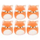 Kit 6x Brinquedos Pelúcia Raposa Laranja - Ty Rara Kit 6x Brinquedos Pelúcia Raposa Laranja - Ty Rara