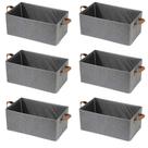 Kit 6x Caixa Organizadora Cesto Dobrável Guarda Roupa Grande Kit 6x Caixa Organizadora Cesto Dobrável Guarda Roupa Grande