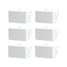 Kit 6x Interruptor Branco Simples Lunare Up Schneider S40010