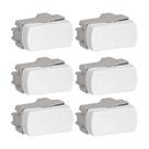 Kit 6x Interruptor Simples S3B72010 Branco Miluz Schneider Kit 6x Interruptor Simples S3B72010 Branco Miluz Schneider