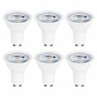 Kit 6x Lâmpada Dicróica LED MR16 GU10 6,5W 2700K Bivolt