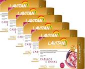 Kit 6x Lavitan Mais Hair Cabelos E Unhas 60 Caps (360 Caps)