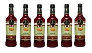 Kit 6x Licor Fórmula Curaçau Red 720ml