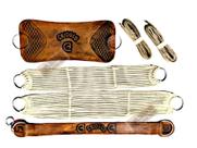 Kit 6x peças TRAVESSÃO CHINCHA BARRIGUEIRAS LATEGOS AMARELO