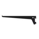kit 6x Suporte para Trilho 25 cm Preto