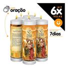 Kit 6x Vela De 7 Dias Oração Religiosa Da Sagrada Família Kit 6x Vela De 7 Dias Oração Religiosa Da Sagrada Família