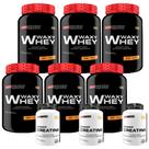 Kit 6x Waxy Whey 900g + 3x Power Creatina 100g - Bodybuilders