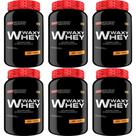Kit 6x Whey Protein Waxy Whey 900g - Bodybuilders