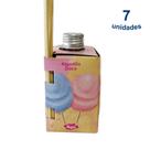 Kit 7 Aromatizador Ambiente de Algodão Doce de 280ml Difusor Vareta Luz Aromas - Envio Já