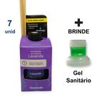 Kit 7 Aromatizador Ambiente Lavanda 280ml Difusor Aroma Palito Cheiroso Senalândia - Envio Já