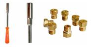 Kit 7 Bicos Injetor Converter P Gás Encanado + Chave Canhão Kit 7 Bicos Injetor Converter P Gás Encanado + Chave Canhão