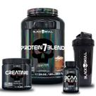 Kit 7 blend + bcaa + creatina + coqueteleira (mocha coffee)