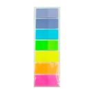 Kit 7 Blocos de Mini Post-It Cores Sortidas Arco-íris Bloco de Anotações