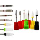 Kit 7 Brocas de Cerâmica Tungstênio Diamantada Unhas de Gel