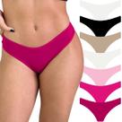 Kit 7 Calcinha Feminina Cotton Algodão Conforto Antialérgica