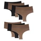 Kit 7 Calcinhas Calça Cós Segura Barriga Moda Íntima
