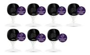 Kit 7 Câmeras de Segurança iMX branca Wi-fi Full hd Intelbras com Cartão 32gb Purple Intelbras Kit 7 Câmeras de Segurança iMX branca Wi-fi Full hd Intelbras com Cartão 32gb Purple Intelbras