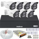 Kit 7 Câmeras Full Color C/Áudio Dvr Intelbras 8 canais S/HD