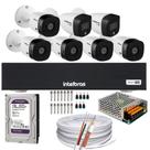 Kit 7 Câmeras Intelbras 2 cam Full Color 5 cam 1220b Full Hd Dvr Mhdx 1008-C Kit 7 Câmeras Intelbras 2 cam Full Color 5 cam 1220b Full Hd Dvr Mhdx 1008-C