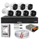 Kit 7 Câmeras Intelbras 3 cam Full Color 4 cam 1220b Full Hd Dvr Mhdx 1008-C Kit 7 Câmeras Intelbras 3 cam Full Color 4 cam 1220b Full Hd Dvr Mhdx 1008-C