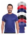 Kit 7 Camisas Básicas Masculina Dry Fit Lisa Tradicional