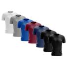 Kit 7 Camisetas Masculina Manga Curta Dry Básica Lisa Proteção Solar UV Térmica Blusa Academia Kit 7 Camisetas Masculina Manga Curta Dry Básica Lisa Proteção Solar UV Térmica Blusa Academia
