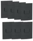 Kit 7 conjunto de interruptores simples cor grafite 10a 250v schneider