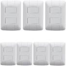 Kit 7 Conjunto Interruptor Simples + Paralelo 6a Tramontina