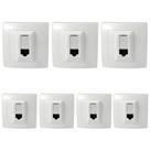 Kit 7 Conjunto Tomada Rede Rj45 Cat5e 8 Fios Pial Legrand