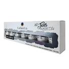 Kit 7 Cores 37ml Tinta Acrílica Tela Tons de Cinza Talento