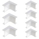 Kit 7 Cotovelo Interno 50x20 Mata junta Branco Pial 29903X Kit 7 Cotovelo Interno 50x20 Mata junta Branco Pial 29903X