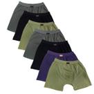 Kit 7 cuecas adulto boxer 100 % poliamida click 223 m ao xxg