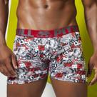 Kit 7 Cuecas Poliéster Boxer Confortável Estampas Sortidas