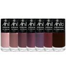 Kit 7 Esmaltes Coleção Férias De Inverno 10ml Anita