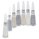 Kit 7 Esmaltes De Unha Tons Claros 7ml Safira Cosméticos