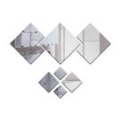 Kit 7 Espelho Decorativo Em Acrílico Sala Quarto Mosaico