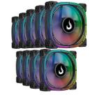 Kit 7 Fans Rise Mode Aura Pro ARGB 120mm C/ Controladora - RM-AUB-02-ARGB Kit 7 Fans Rise Mode Aura Pro ARGB 120mm C/ Controladora - RM-AUB-02-ARGB