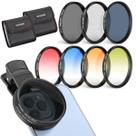 Kit 7 Filtro de Lente para Celular e Câmeras 67mm Neewer + Case