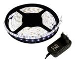 Kit 7 Fita Led 5050 Branco Frio 300 Leds 5m + Fonte Grátis