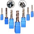 Kit 7 Fresa Metal Duro Topo Reto 2 3 4 5 6 8 10mm HRC