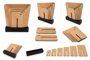 Kit 7 Gabaritos Laços Mdf Tear De Mesa 4-16cm Com Suporte Kit 7 Gabaritos Laços Mdf Tear De Mesa 4-16cm Com Suporte
