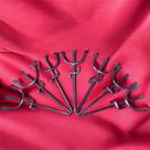 Kit 7 garfos pomba gira 13,5cm