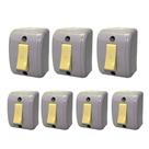 Kit 7 Interruptor Silentoque Sobrepor Simples 10a 1500 Pial
