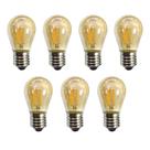 Kit 7 Lâmpada Led Filamento G45 2W 2200K Retrô Vintage Delis